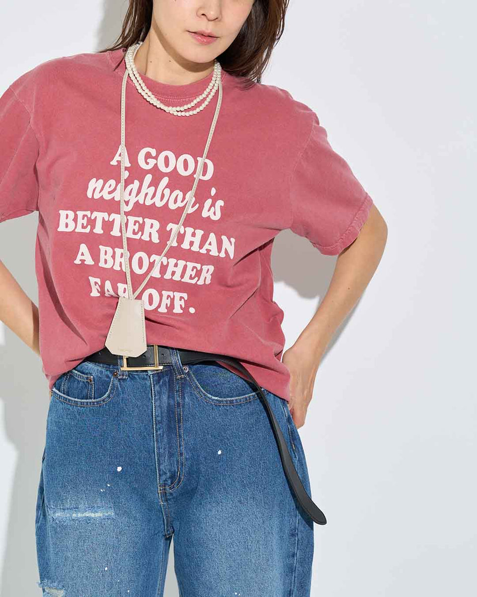 グッドネイバーウォッシュTee | Lazo_N33°（ラソエヌサーティスリー