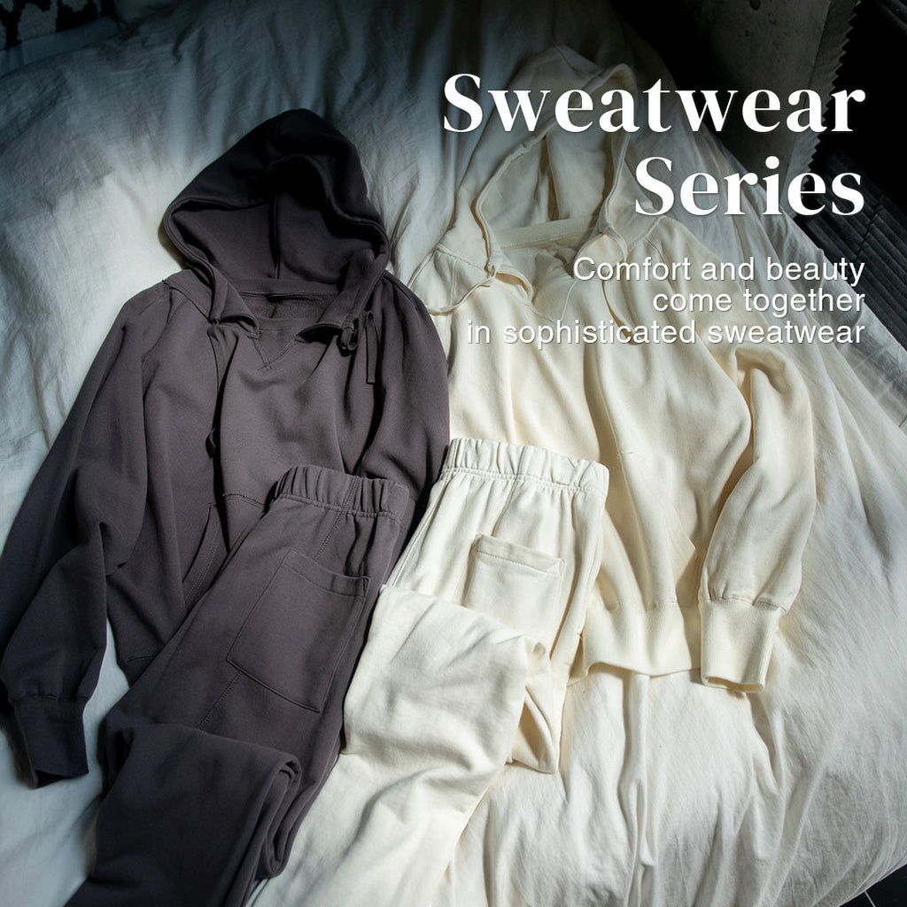 心地よさと美しさを叶える、大人のスウェットシリーズ