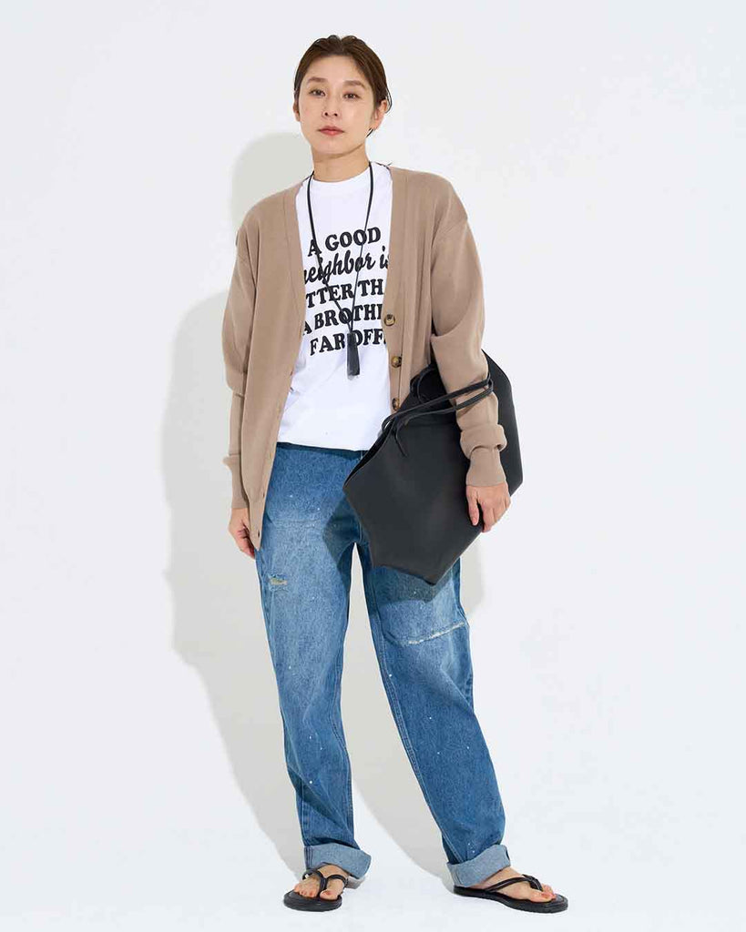 Model：168cm　着用サイズF