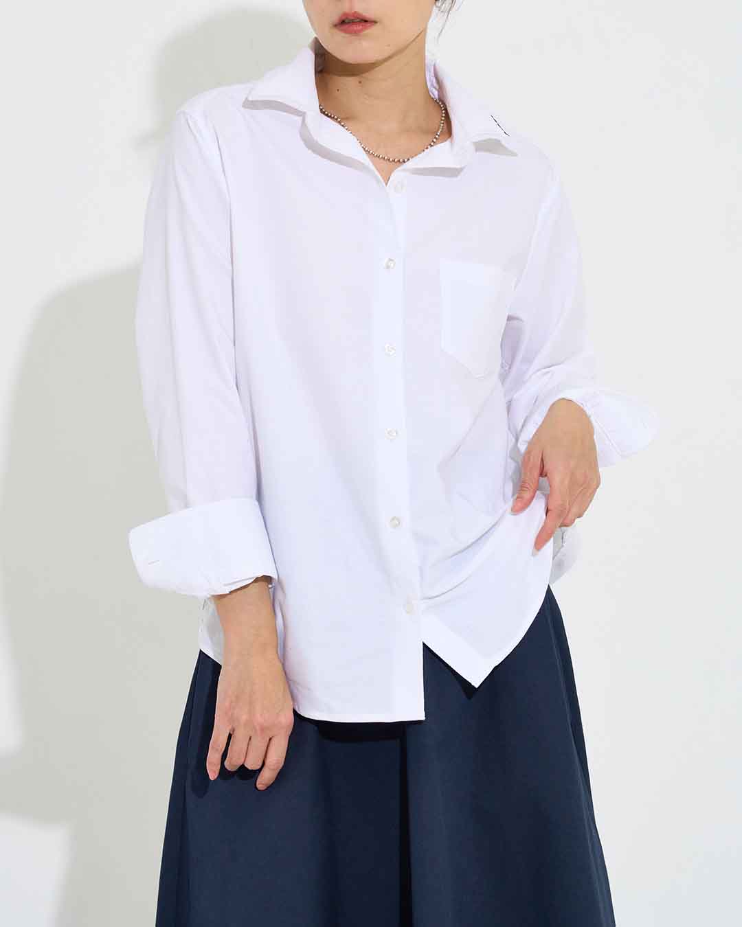 新品]Lazo_n33°ワイヤー入りシャツ