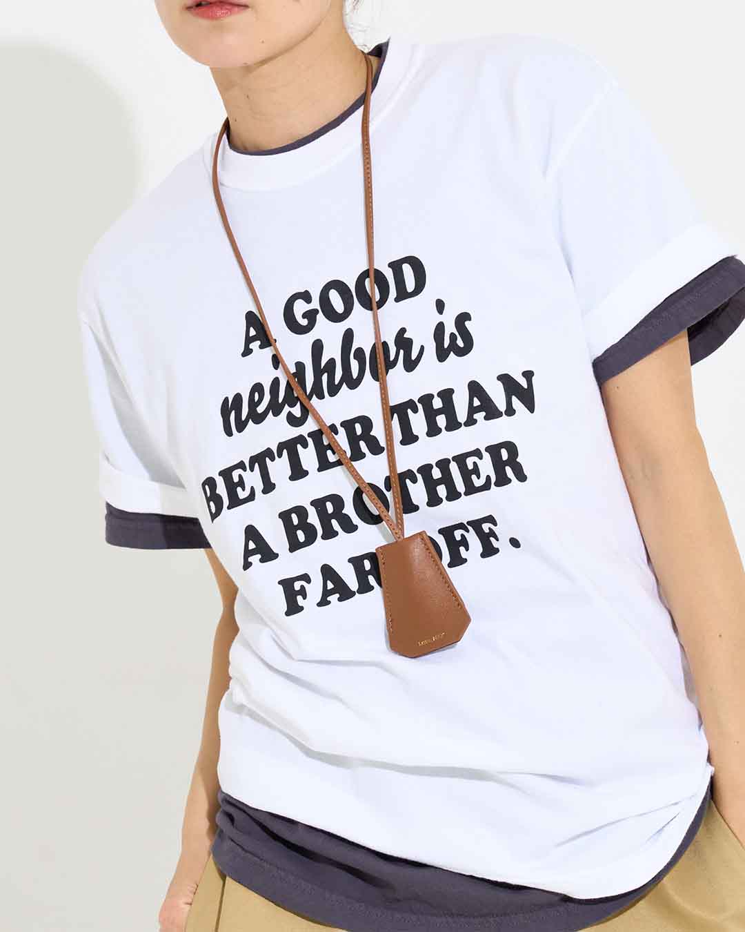 グッドネイバーウォッシュTee | Lazo_N33°（ラソエヌサーティスリー