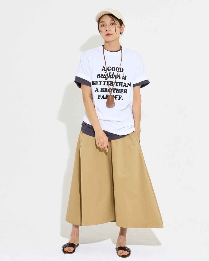 Model：168cm　着用サイズ：F