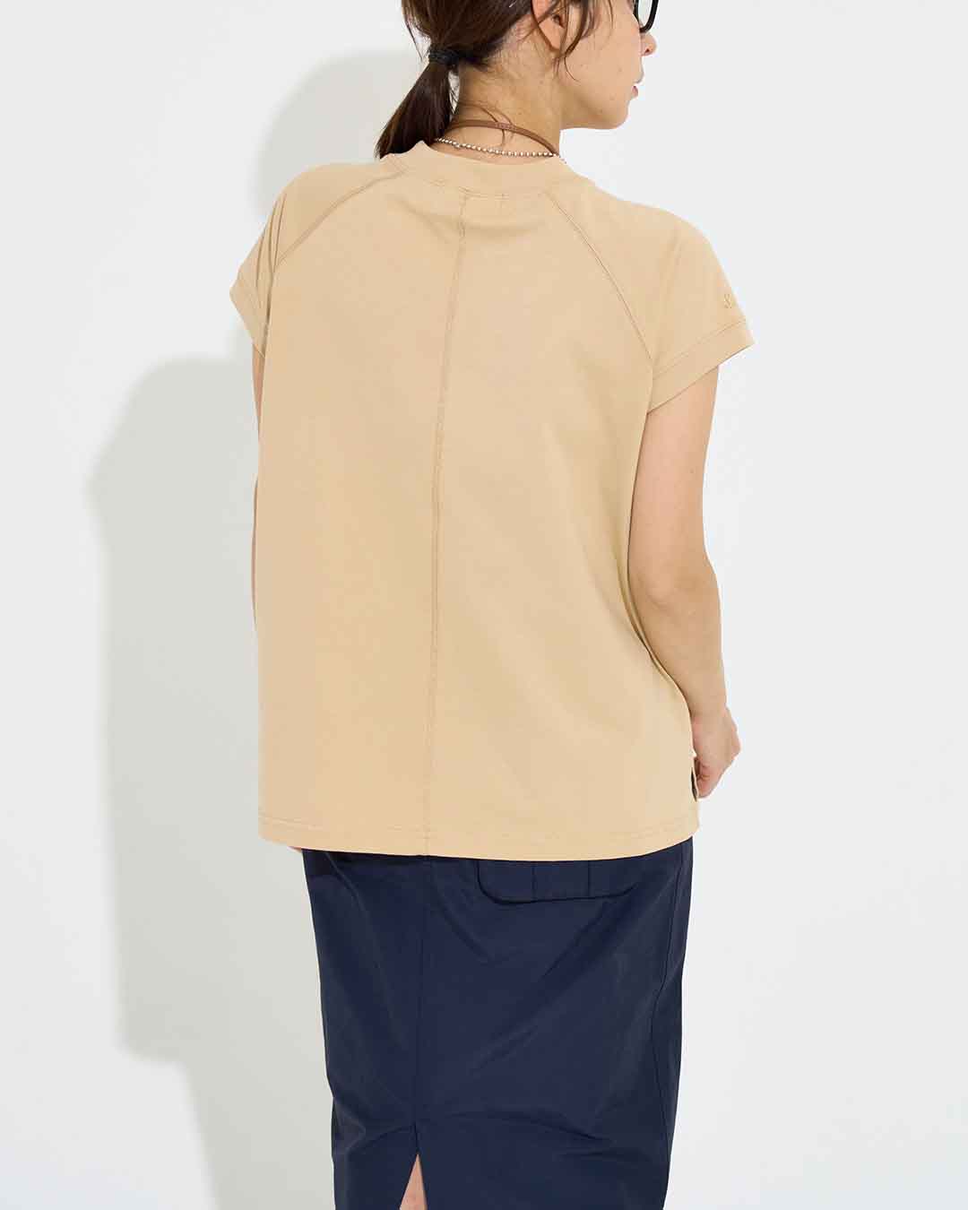 いそちゃん専用。 ボトルネックコットンTee | Lazo_N33°（ラソエヌサーティスリー