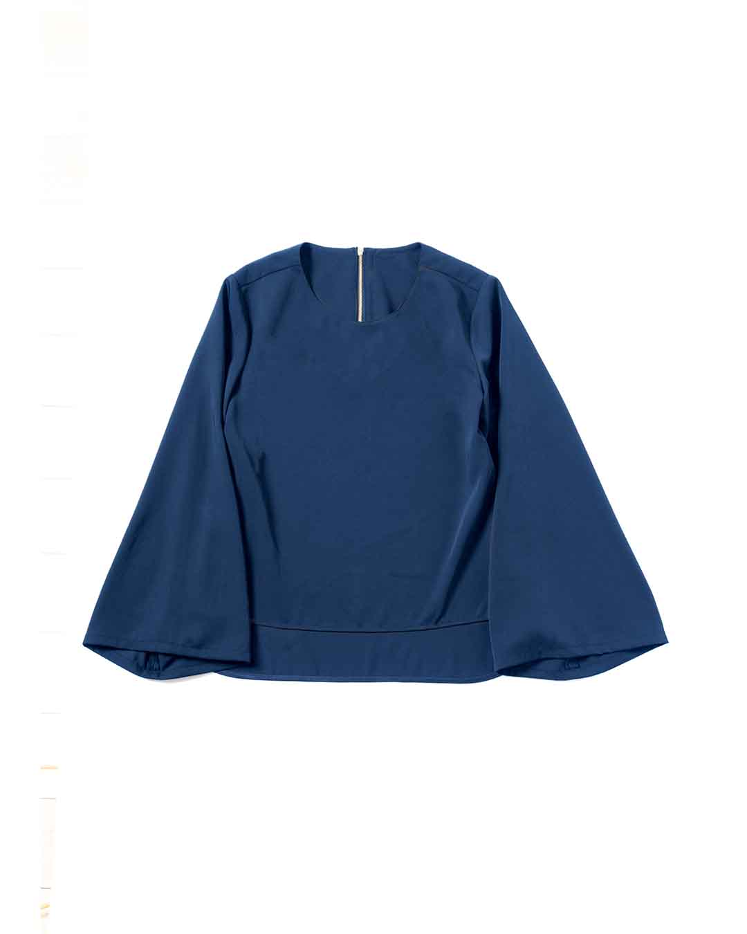 bluemoon 【新品】LaTotaliteネックロングスリーブブラウス スリットロングスリーブブラウス| Lazo_N33°（ラソエヌサーティ
