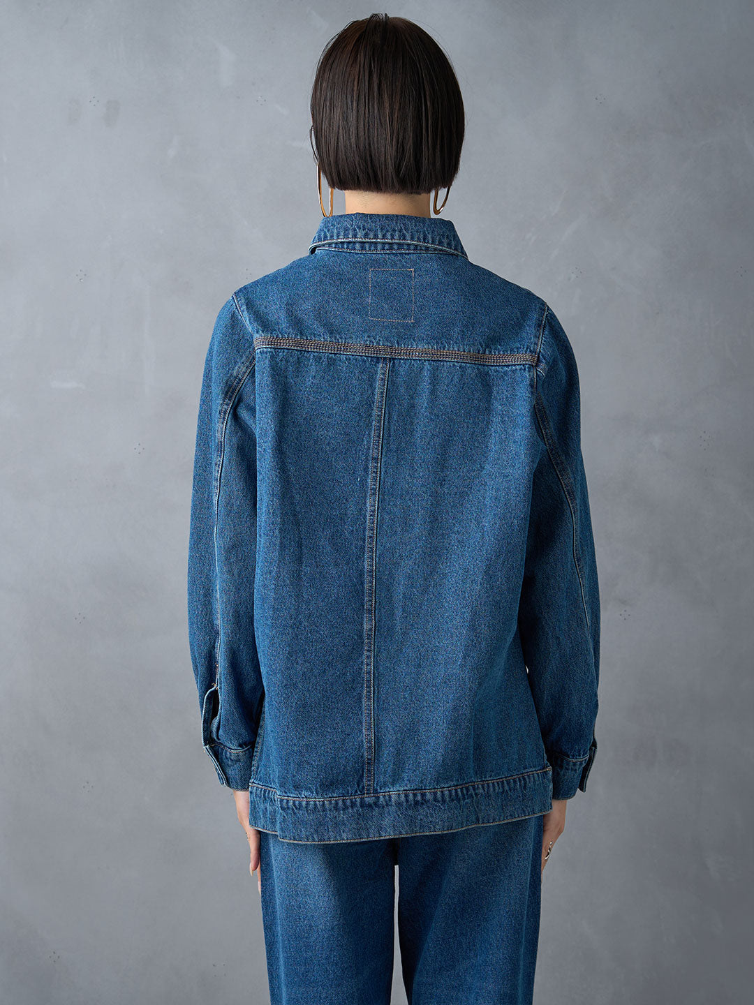 ウォッシュデニムブルゾン| Lazo_N33°（ラソエヌサーティスリー）の
