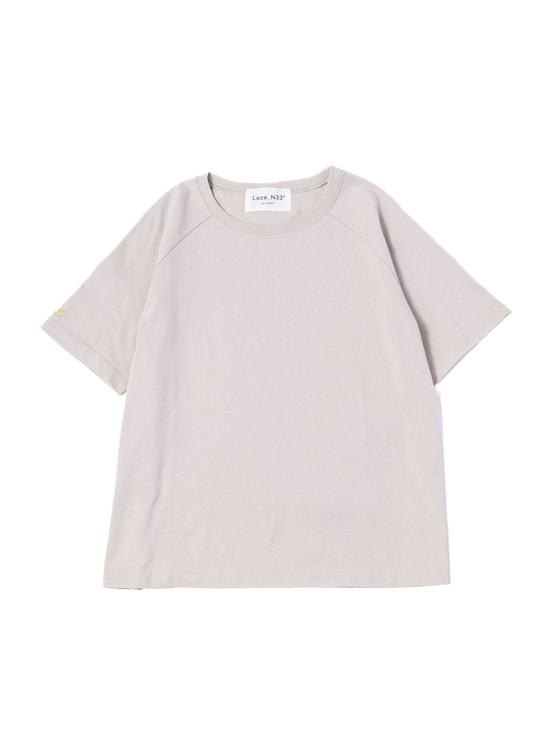 クルーネックコットンTee | Lazo_N33°（ラソエヌサーティスリー）の