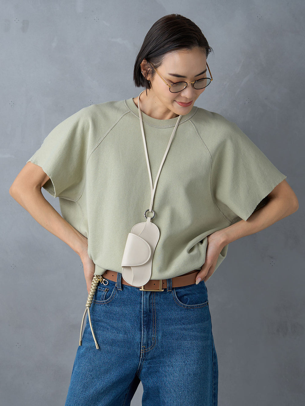 Model：171cm　着用サイズ：F