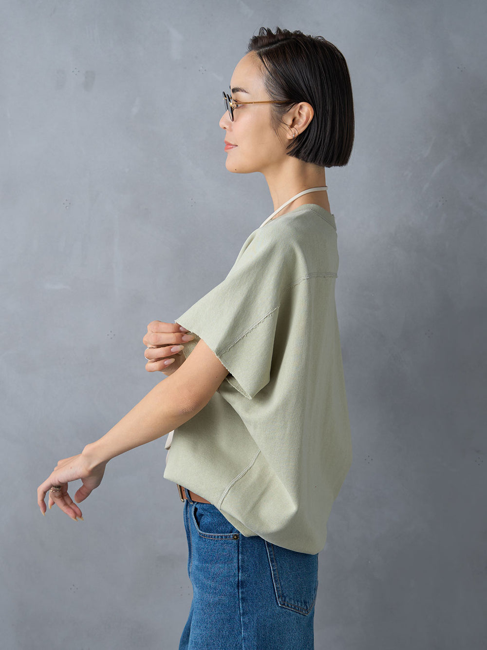 Model：171cm　着用サイズ：F