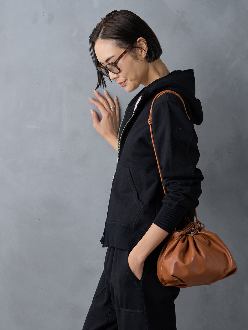 Model：171cm　着用サイズ：F