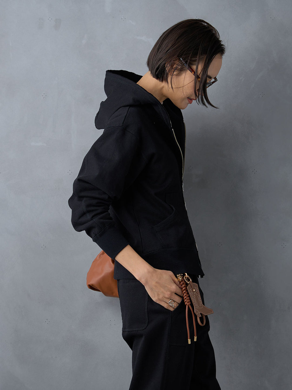 Model：171cm　着用サイズ：F