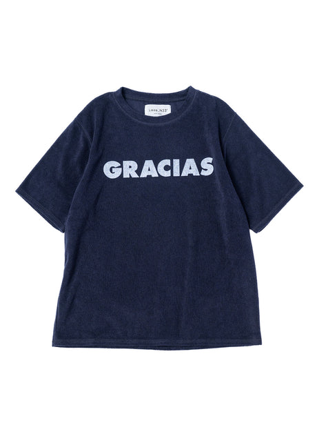 GRACIASパイルロゴTシャツ_Navy | Lazo_N33°（ラソエヌサーティスリー）の公式通販