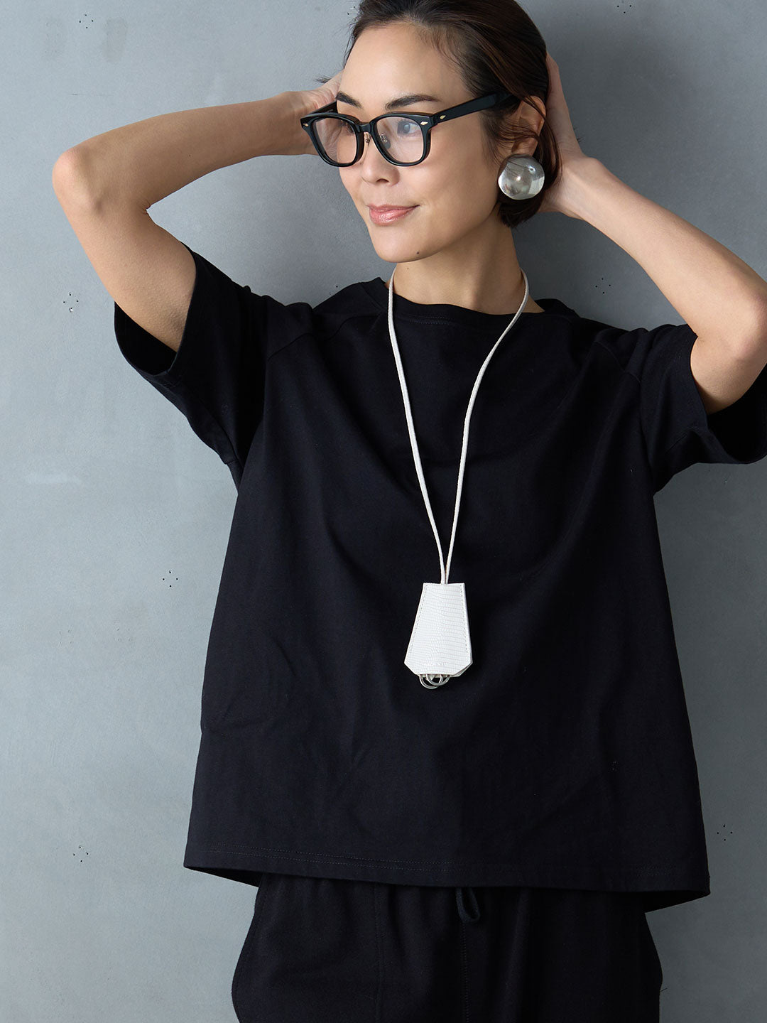クルーネックコットンTee | Lazo_N33°（ラソエヌサーティスリー）の