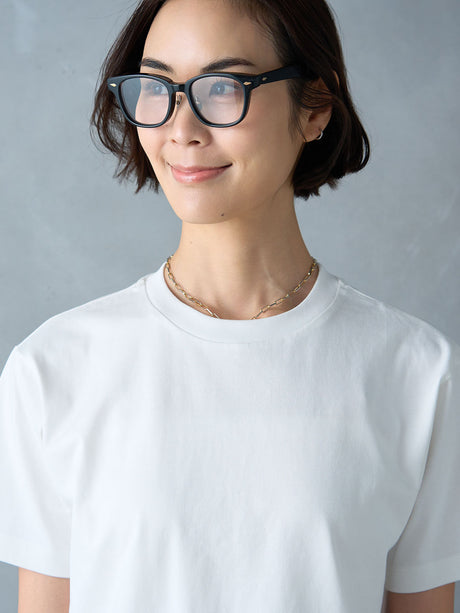 コットンコンパクトレングスTシャツ ディティール| Lazo_N33°（ラソエヌサーティスリー）の公式通販