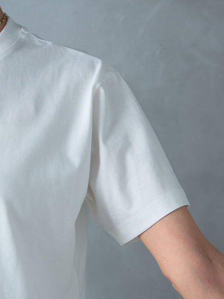 コットンコンパクトレングスTシャツ ディティール| Lazo_N33°（ラソエヌサーティスリー）の公式通販