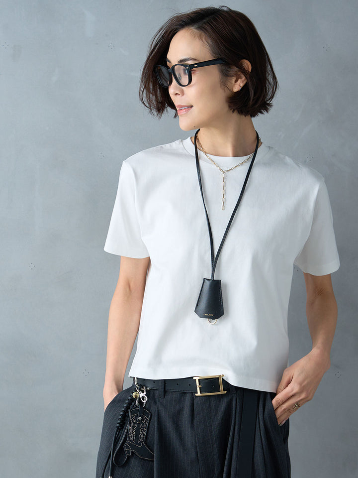 コットンコンパクトレングスTシャツ