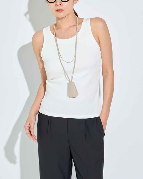 テレコアメリカンスリーブタンクトップ| Lazo_N33°(ラソエヌサーティスリー)の公式通販