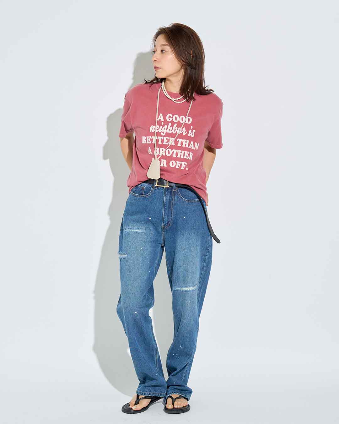 グッドネイバーウォッシュTee | Lazo_N33°（ラソエヌサーティ
