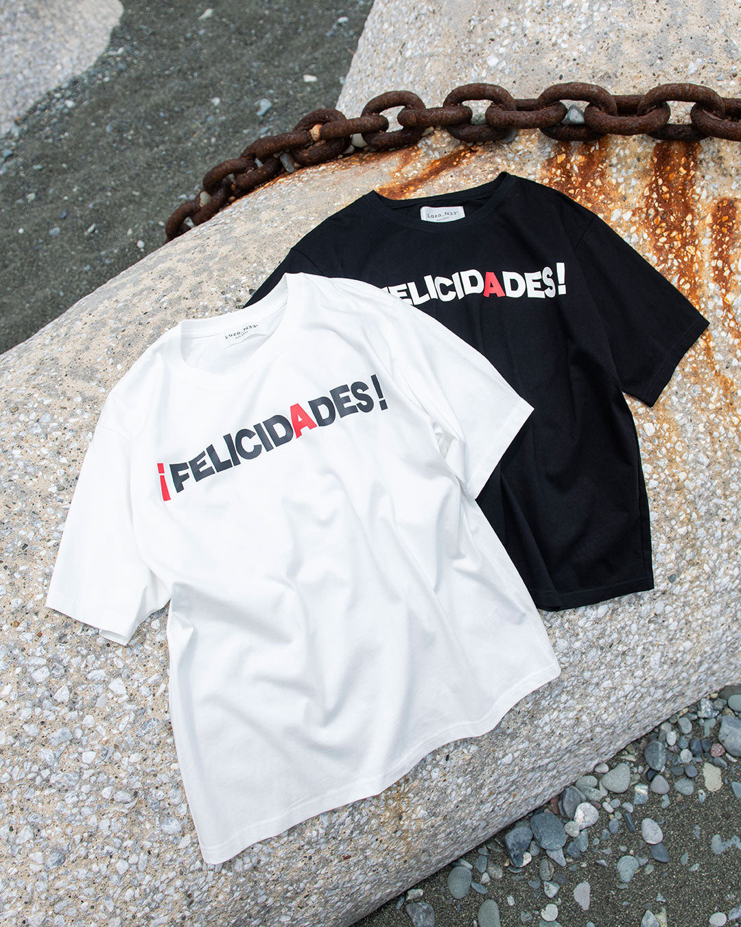 配色ロゴTシャツ | Lazo_N33°（ラソエヌサーティスリー）の公式通販