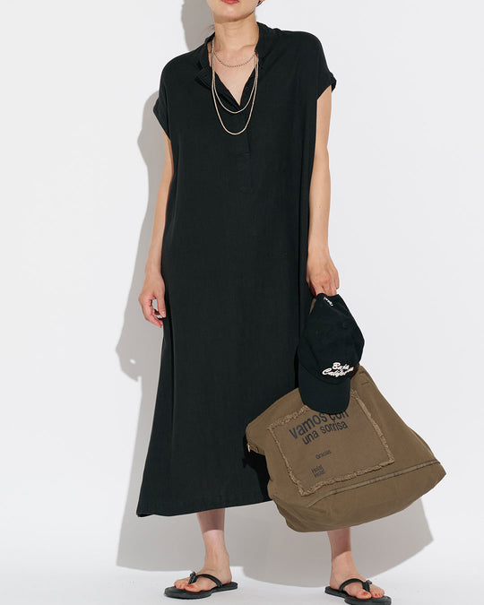 サンドウォッシュ麻ワンピース | Lazo_N33°（ラソエヌサーティスリー）の公式通販