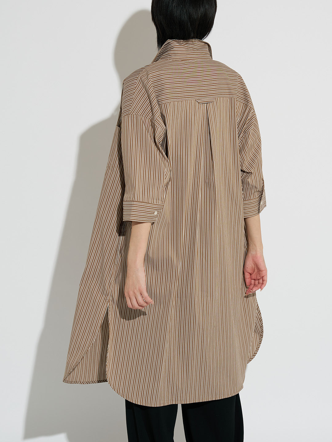 半袖チュニックシャツワンピース | Lazo_N33°（ラソエヌサーティスリー