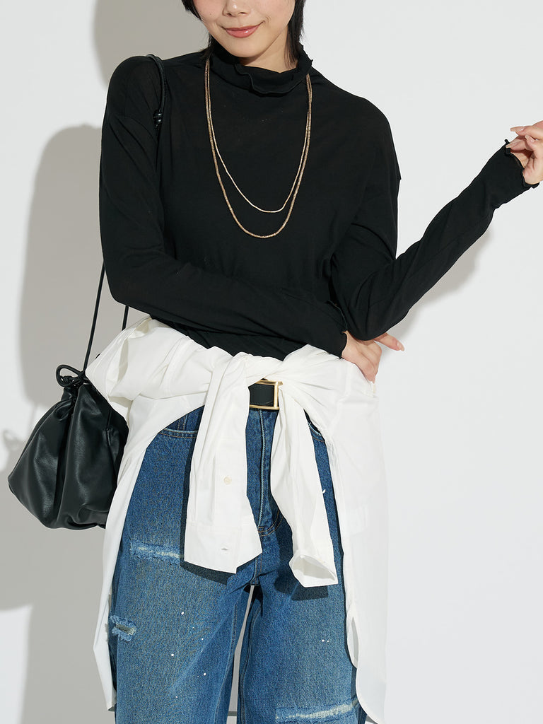 Model：164cm　着用サイズ：F