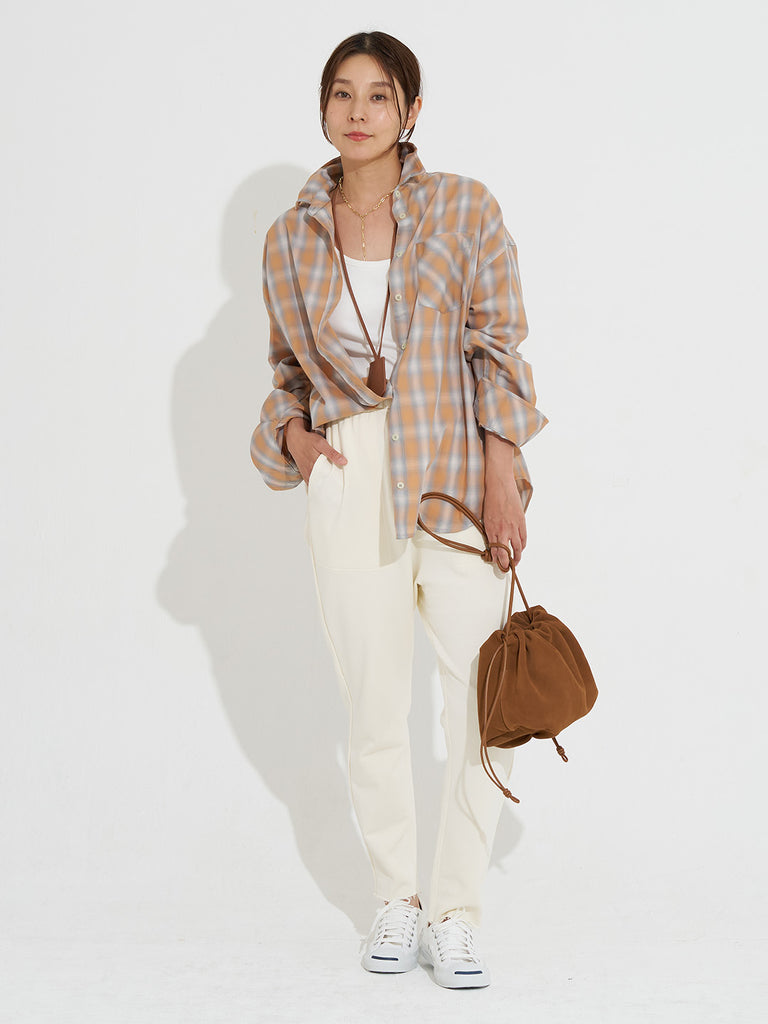 Model：168cm　着用サイズ：L