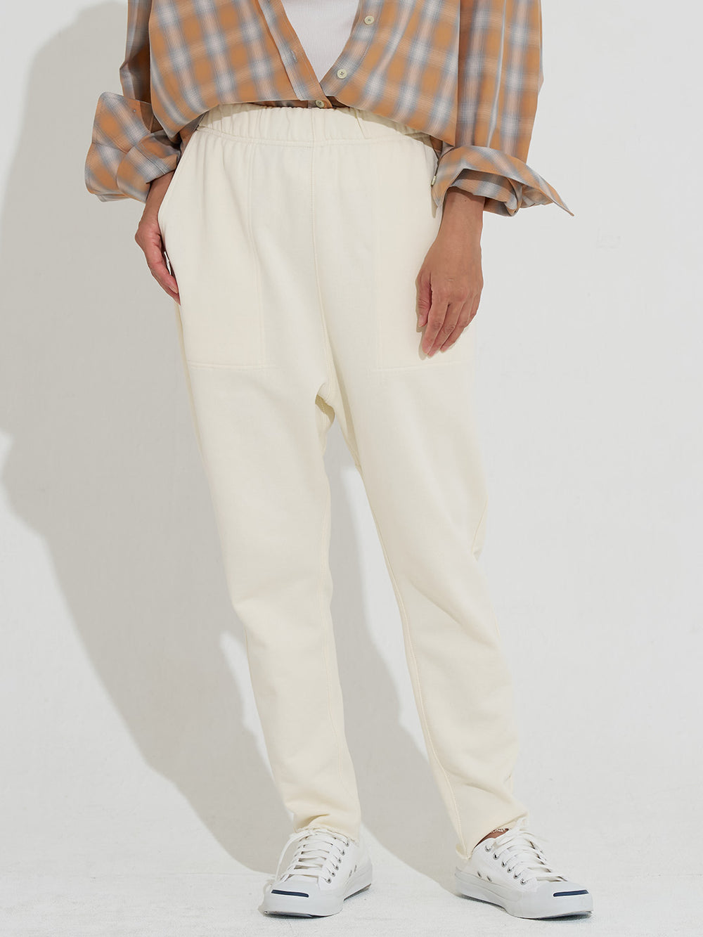 裏毛サルエルパンツ