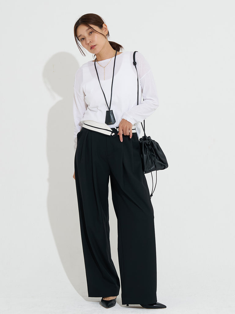 Model：168cm　着用サイズ：L