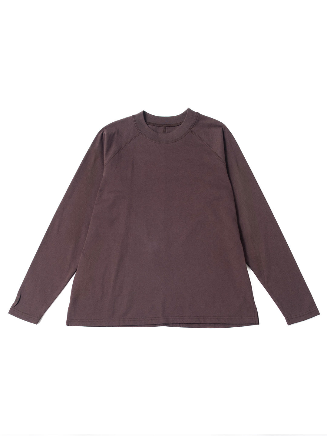ボトルネックコットンロングTシャツ | Lazo_N33°（ラソエヌサーティ