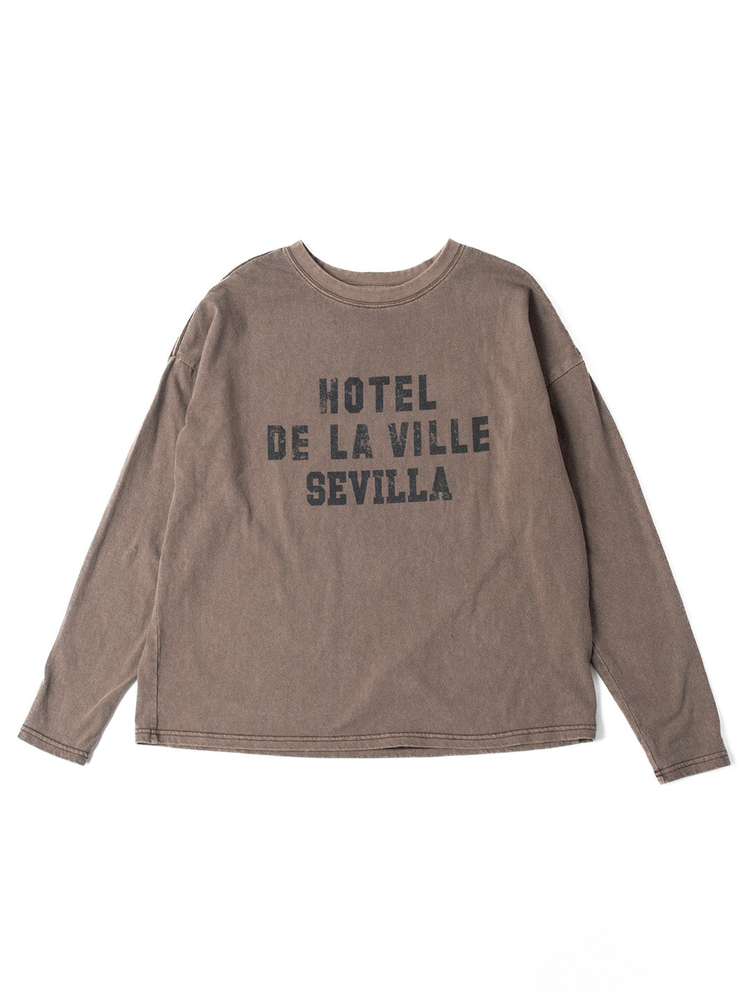 ステンシルロゴロングスリーブTシャツ | Lazo_N33°（ラソエヌサーティ