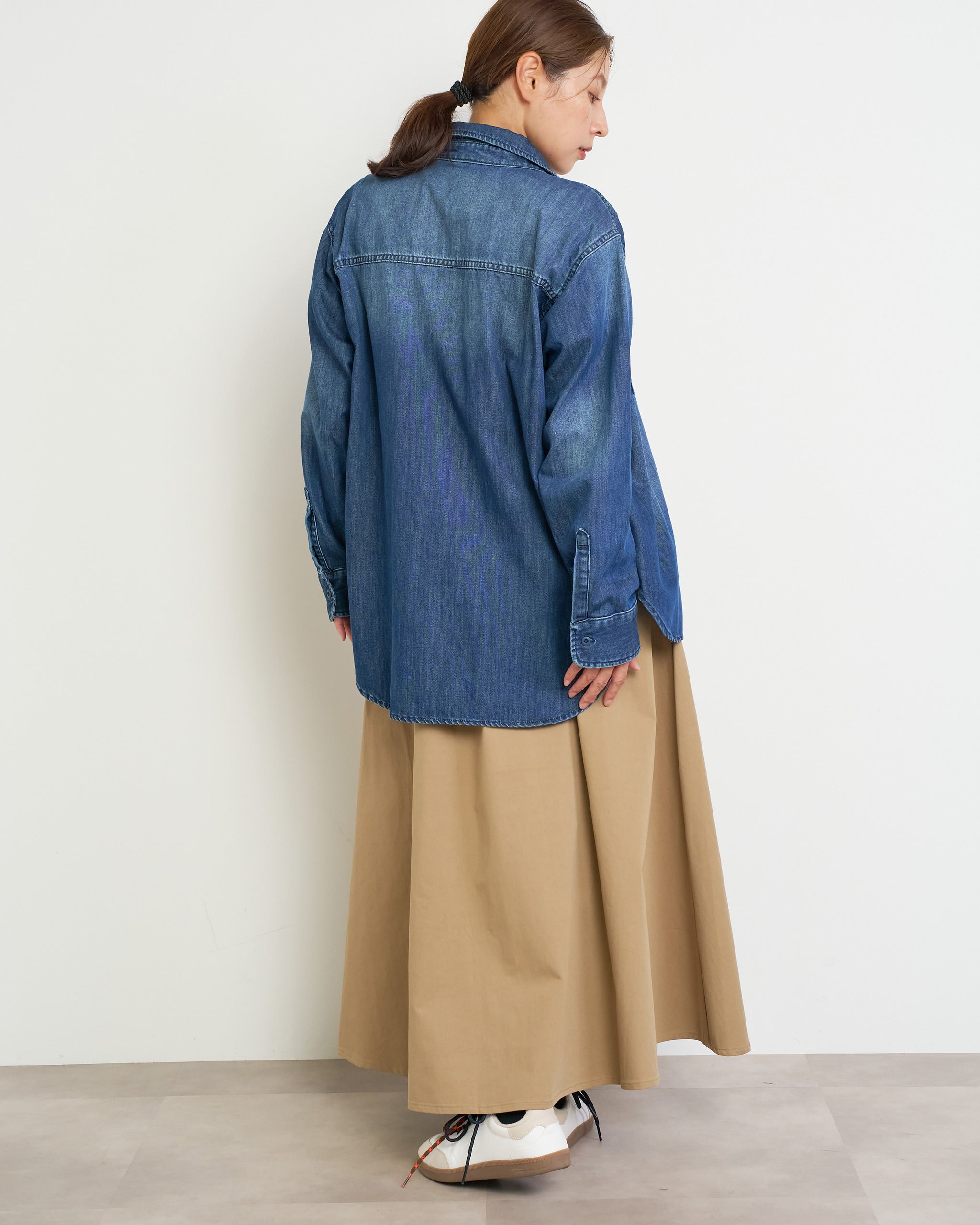 ギャザーロングスカート | Lazo_N33°（ラソエヌサーティスリー）の公式通販 