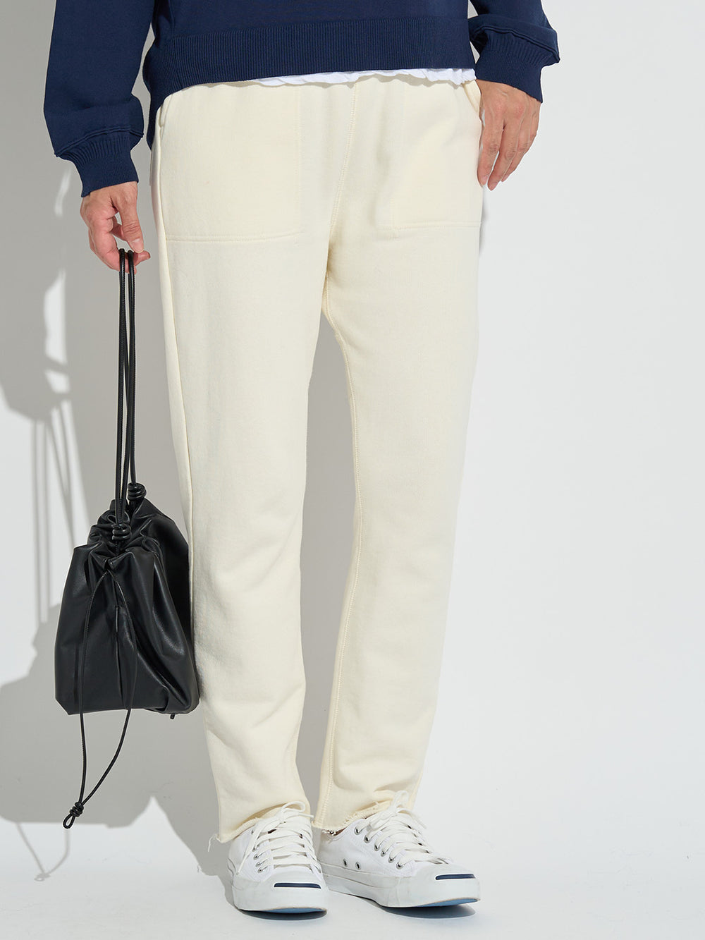 裏毛サルエルパンツ