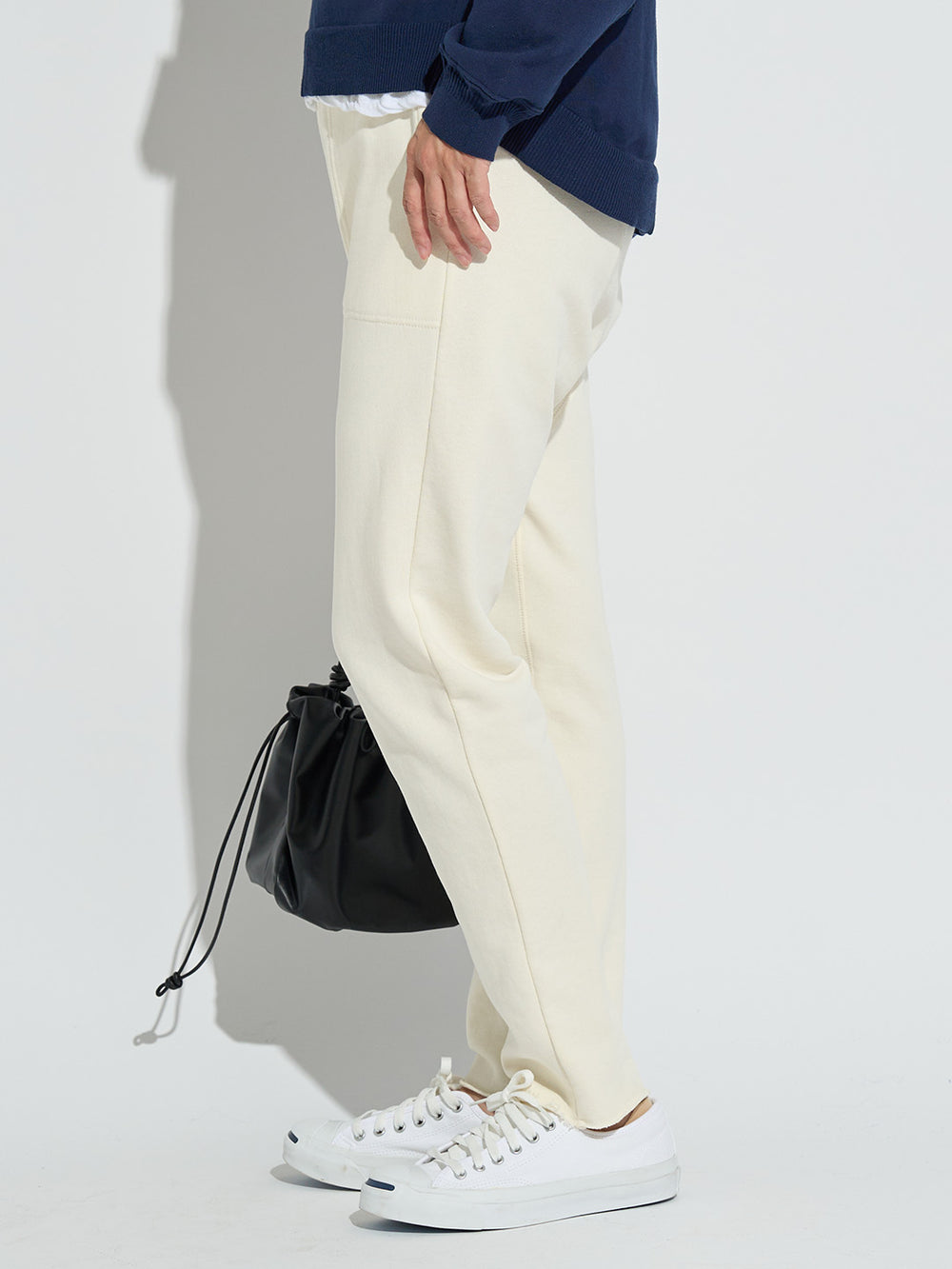 裏毛サルエルパンツ