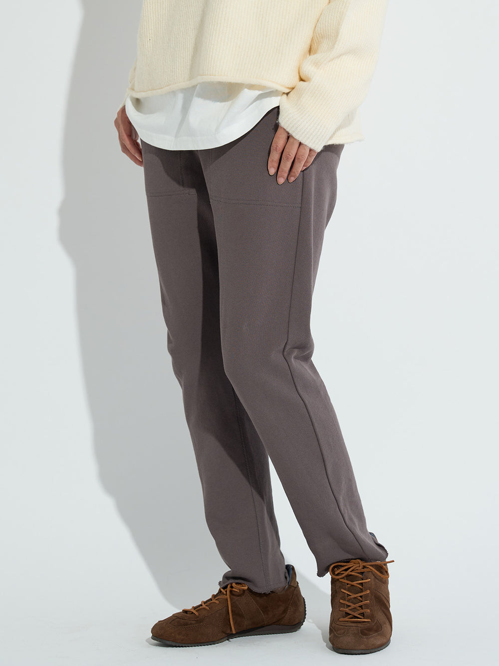 裏毛サルエルパンツ