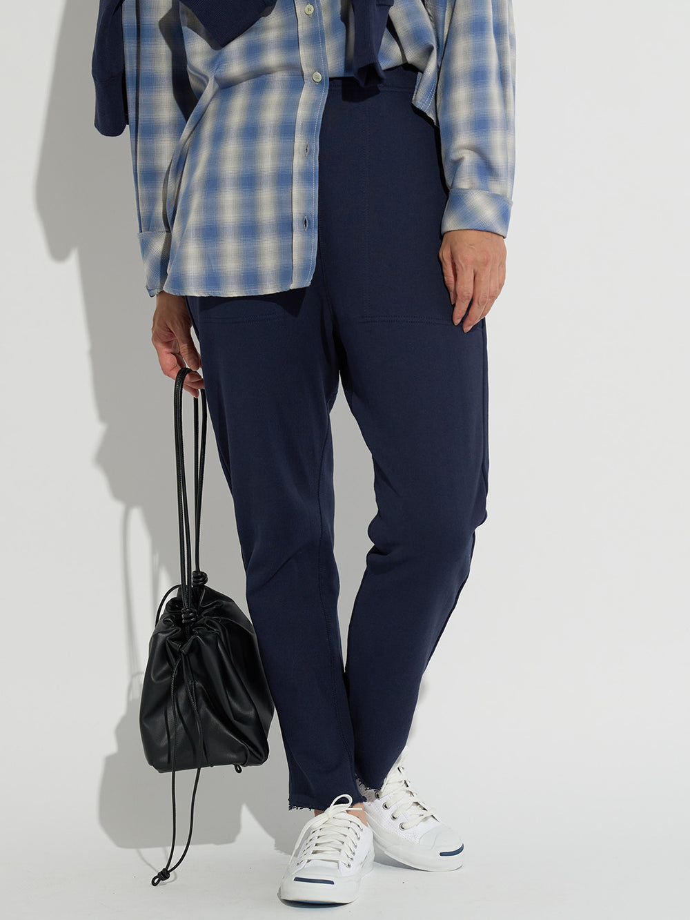 裏毛サルエルパンツ