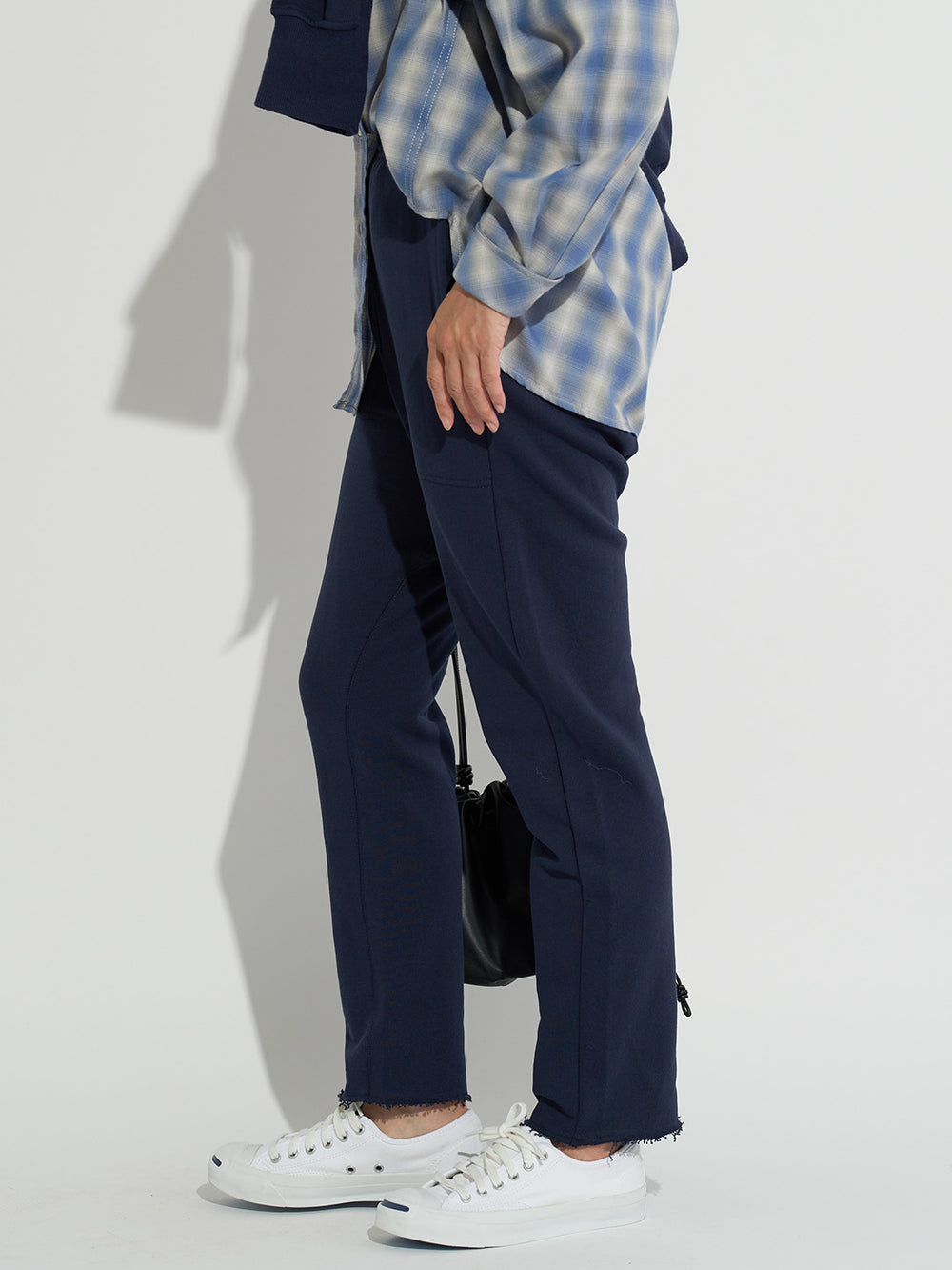 裏毛サルエルパンツ