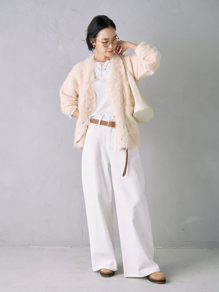 Model：171cm　着用サイズ：M※腰で着用