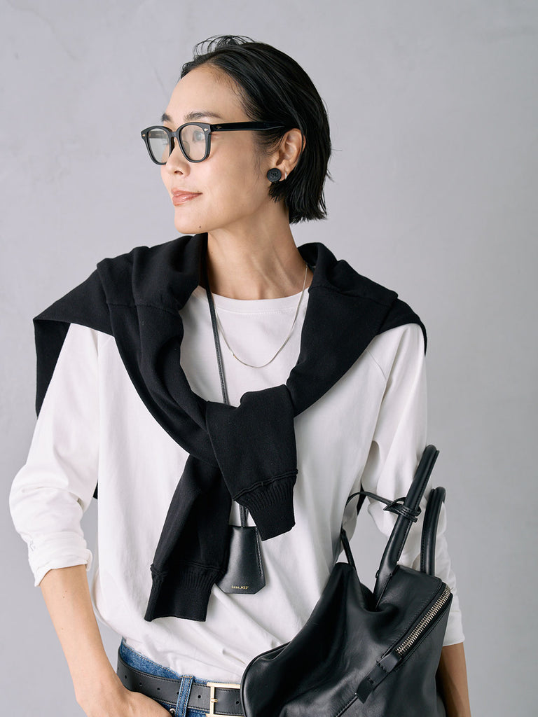 Model：171cm　着用サイズ：F