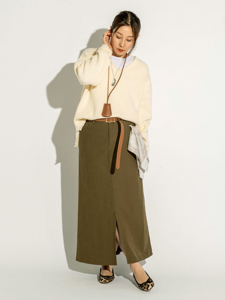 Model：168cm　着用サイズ：F