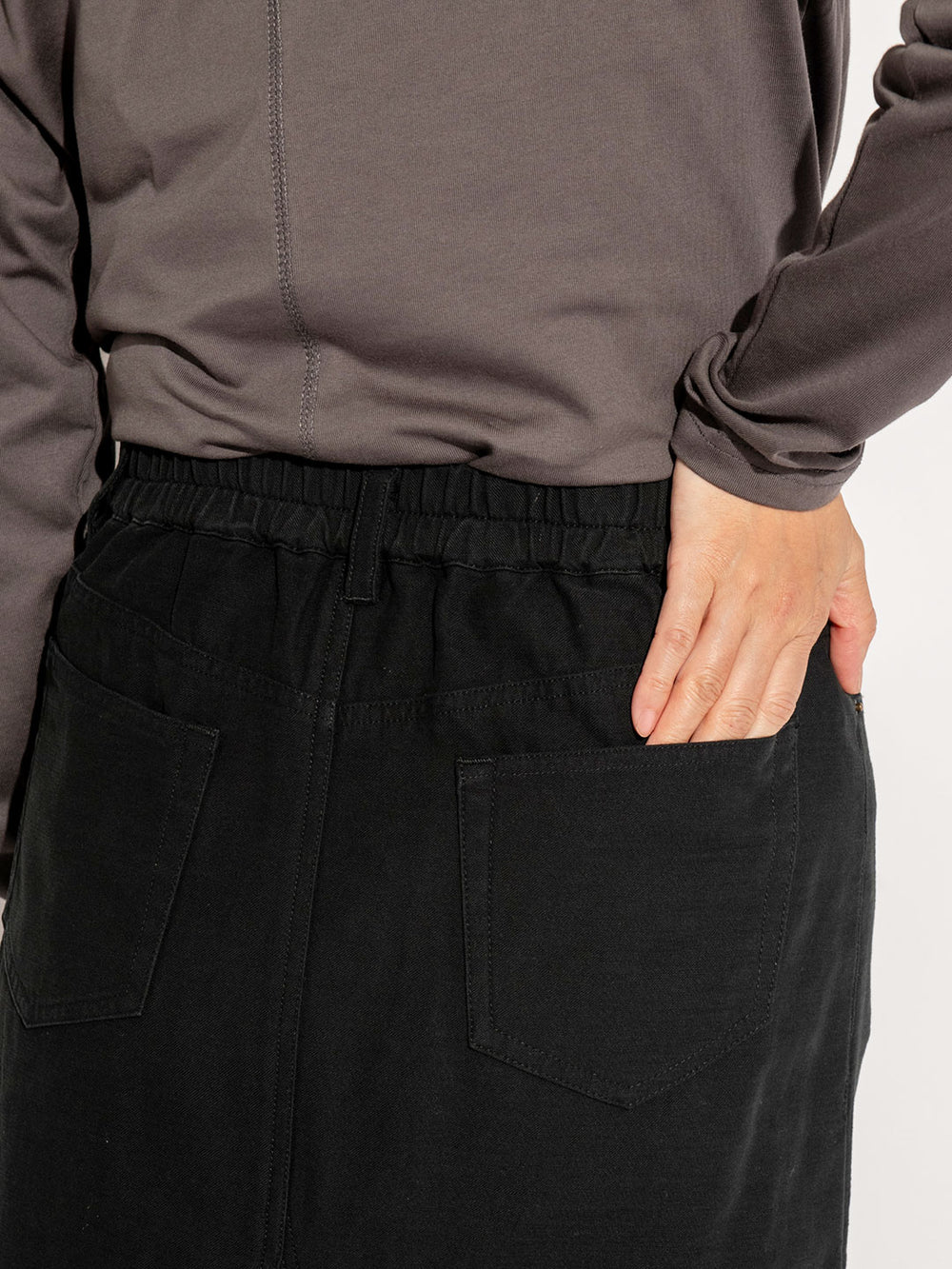 ストーンウォッシュロングスカート