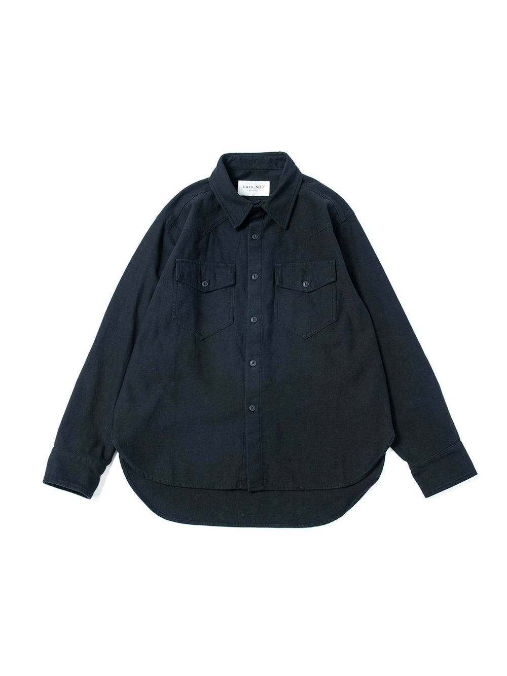 ストーンウォッシュウエスタンシャツ