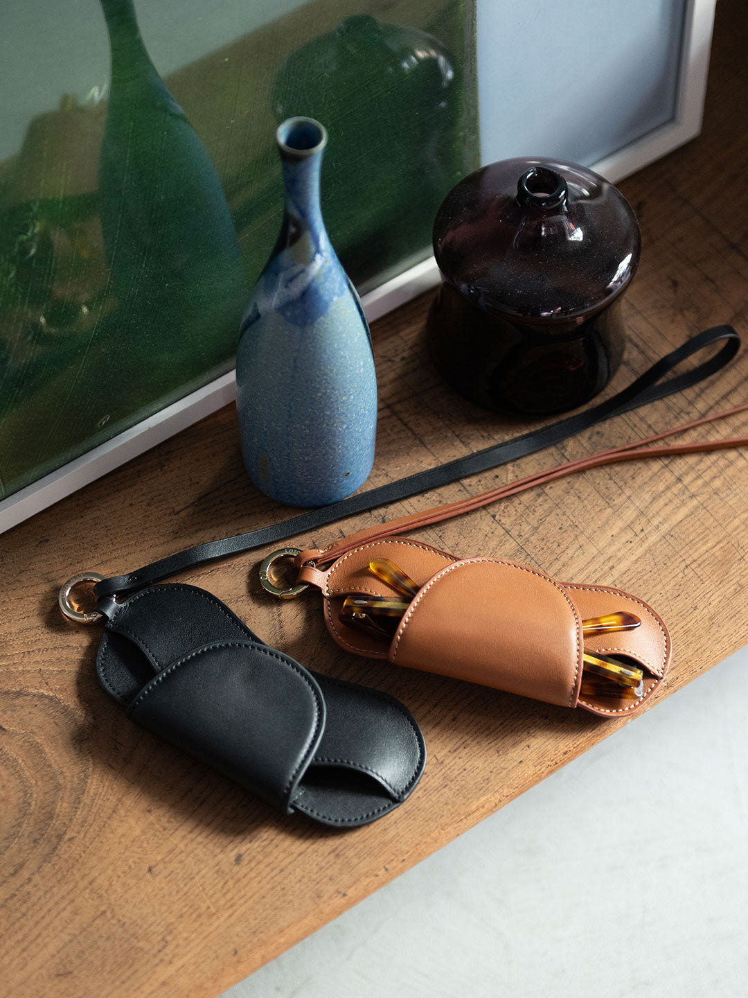 レザーグラスケースホルダー | Lazo_N33°（ラソエヌサーティスリー）の