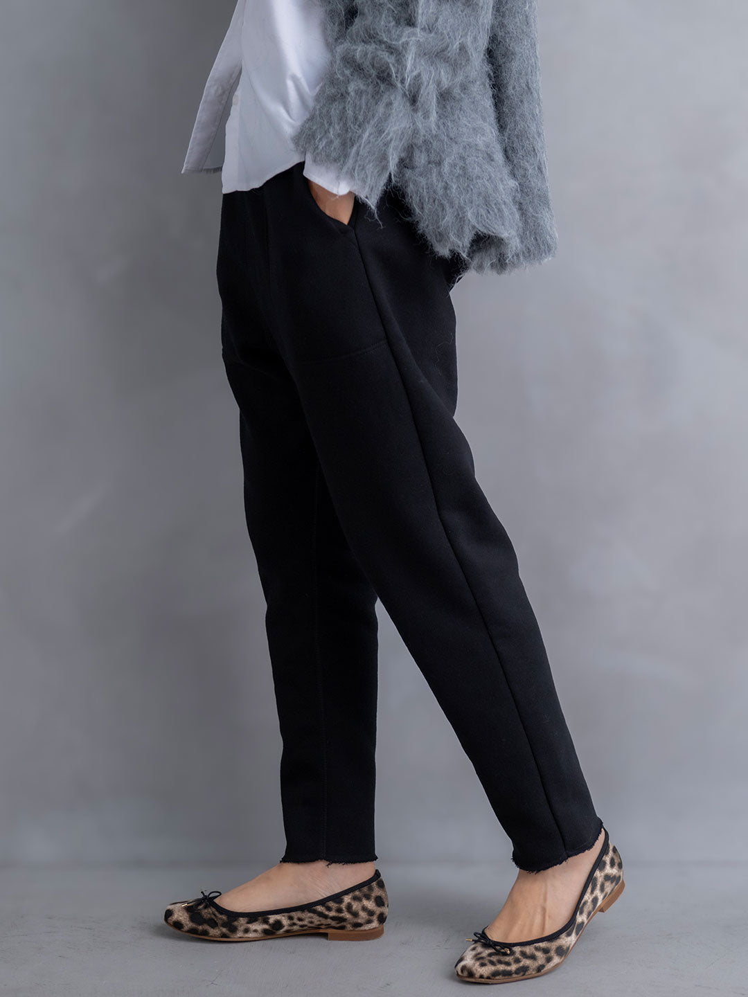 裏ボアスウェットサルエルパンツ | Lazo_N33°（ラソエヌサーティスリー