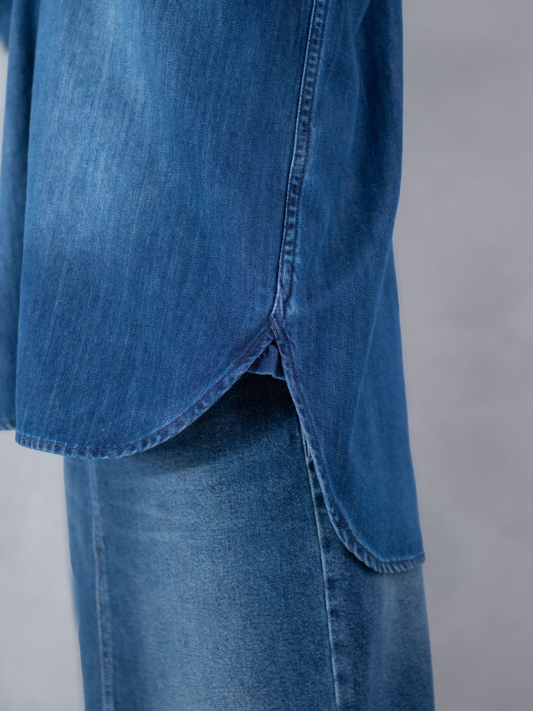 8ozダンガリーデニムシャツ | Lazo_N33°（ラソエヌサーティスリー）の