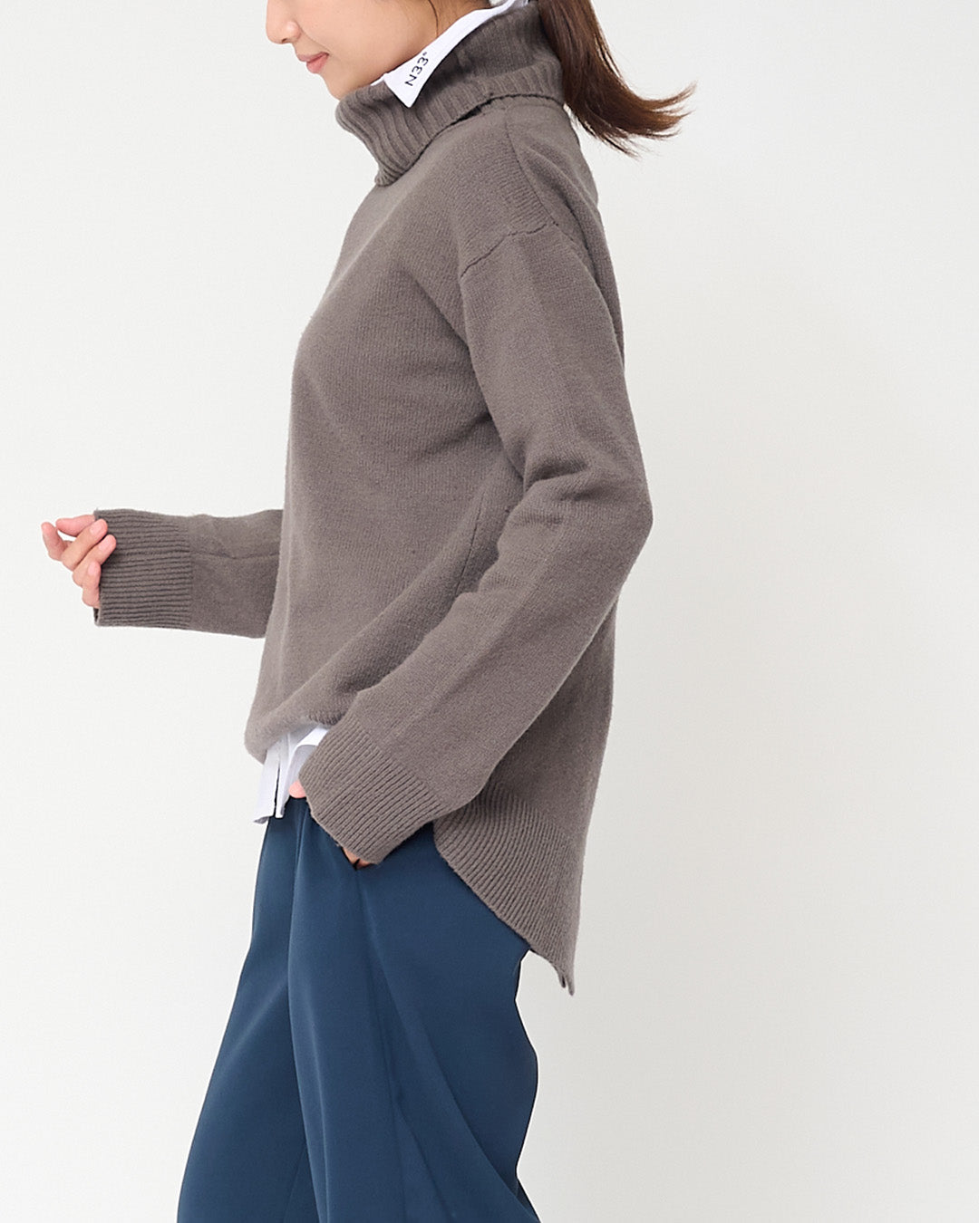 Lazo_N33° ＊ボアニットブルゾン LAGUA GEM | KNIT DOCKING ブルゾン (ブルゾン ) |SHEL'TTER