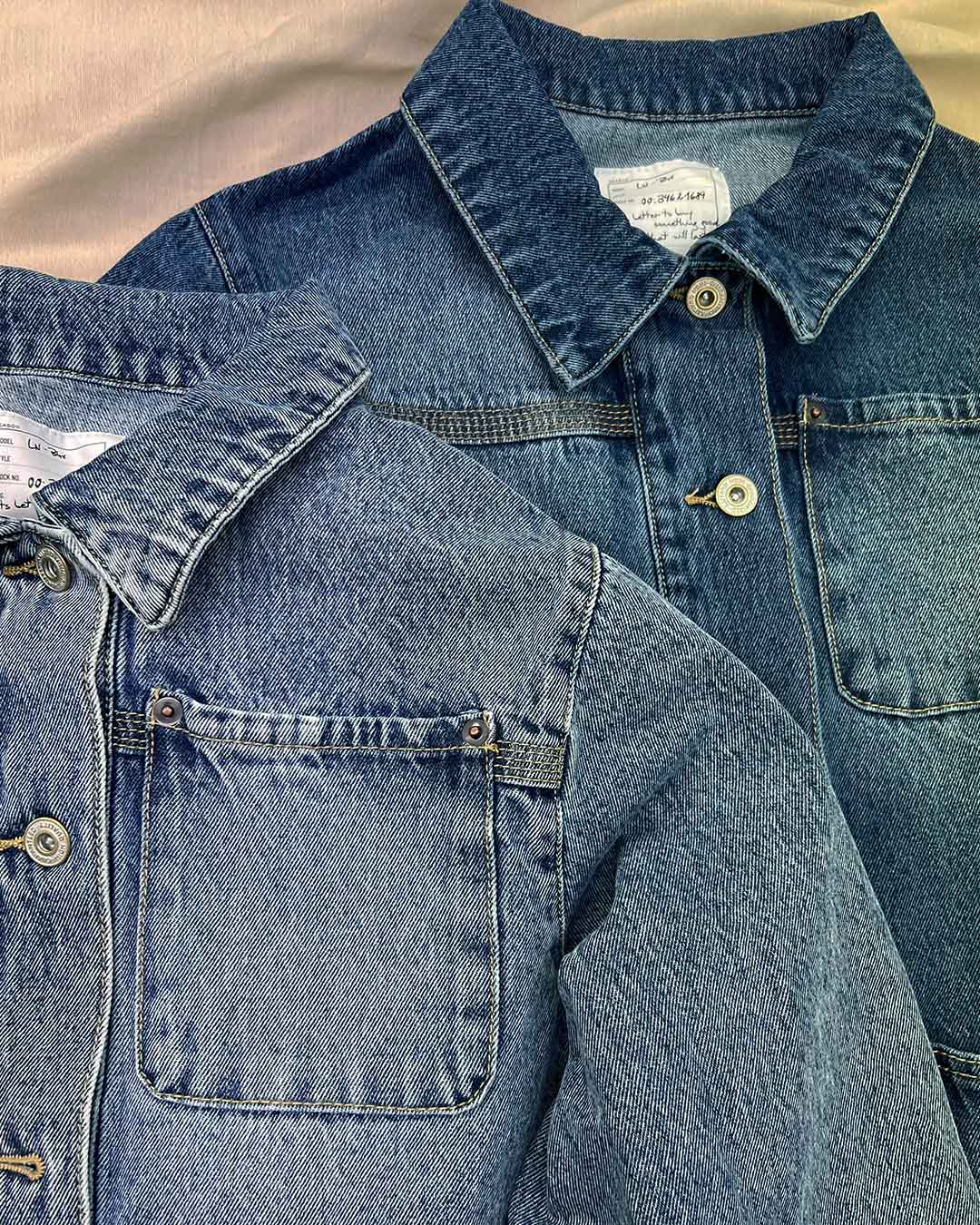 ウォッシュデニムブルゾン| Lazo_N33°（ラソエヌサーティスリー）の