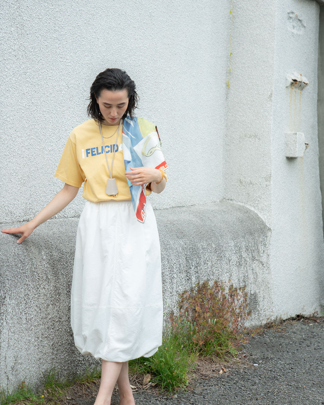 配色ロゴTシャツ | Lazo_N33°（ラソエヌサーティスリー）の公式通販