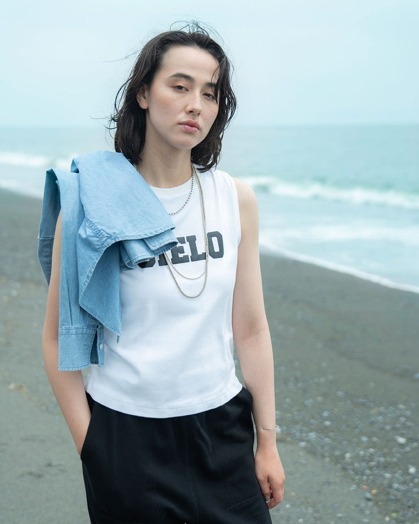 Model：173cm　T-shirt サイズ：F  Shirt サイズ：M