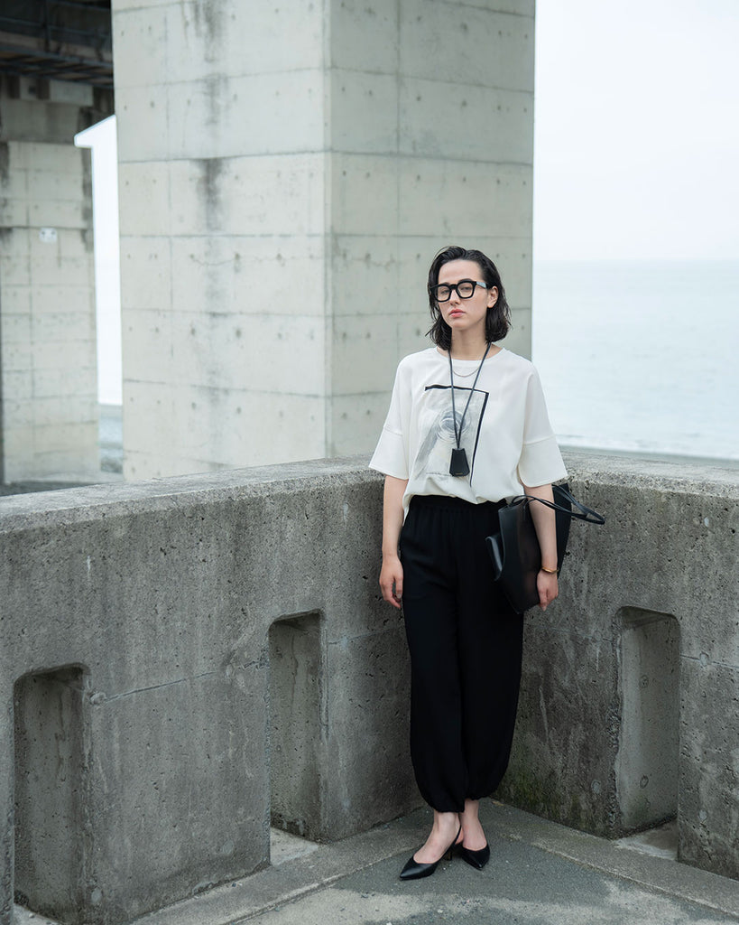 Model：173cm　着用サイズ：F