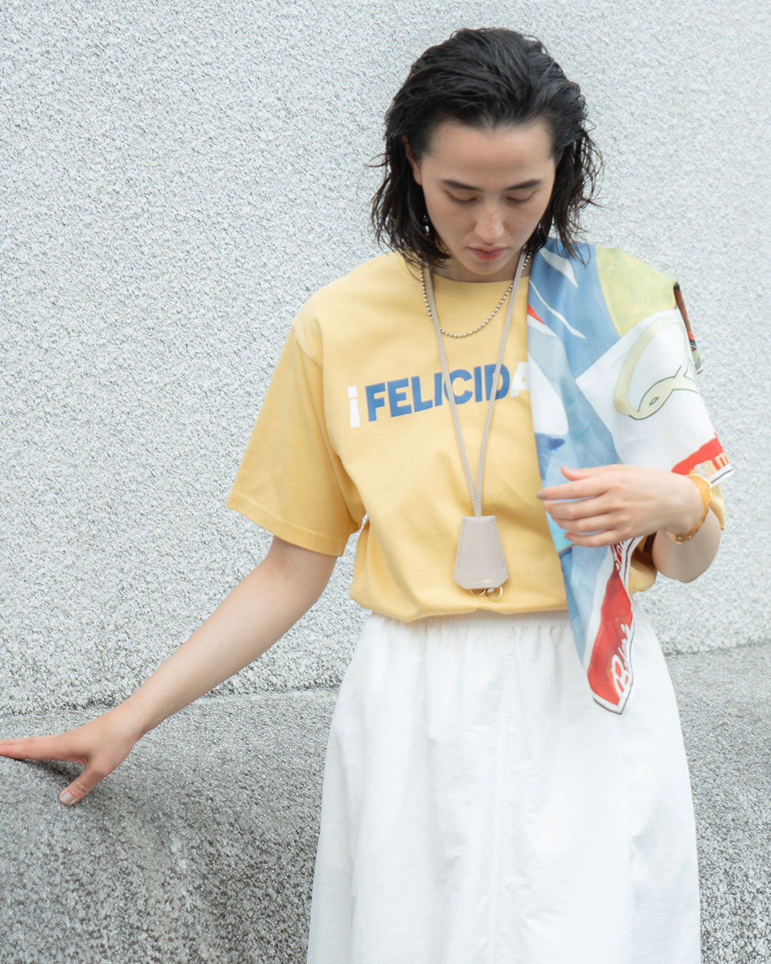 配色ロゴTシャツ | Lazo_N33°（ラソエヌサーティスリー）の公式通販